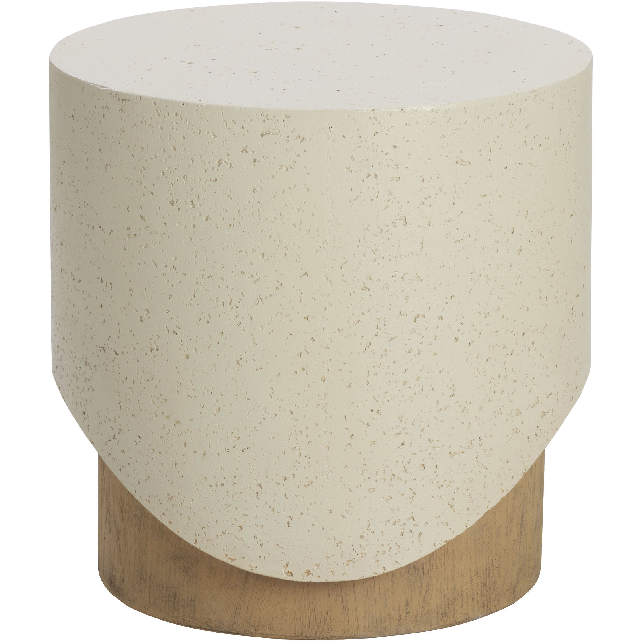 Patras 20 X 19.75 inch Cream / Light Brown Outdoor End Table